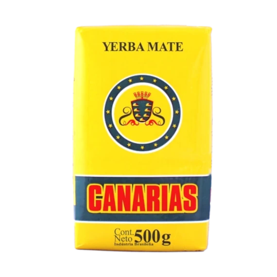 Yerba Mate Canarias Tradicional 500g - authentieke Uruguayaanse mate in gele verpakking