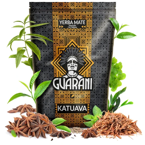 Guarani Katuava 0,5 kg - intense yerba mate uit Paraguay met katuava schors en munt