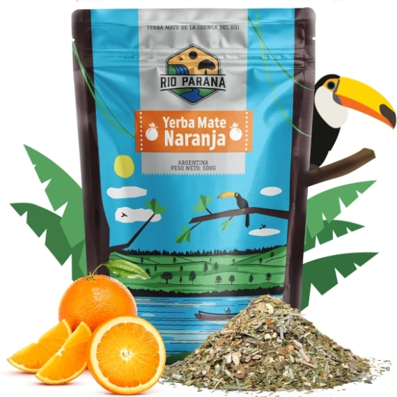Yerba Mate Rio Parana Naranja